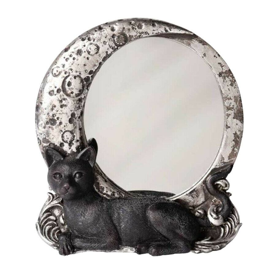 Зеркала moon. Alchemy Gothic зеркало. Зеркало Луна. Зеркало полумесяц. Кошка в зеркале.