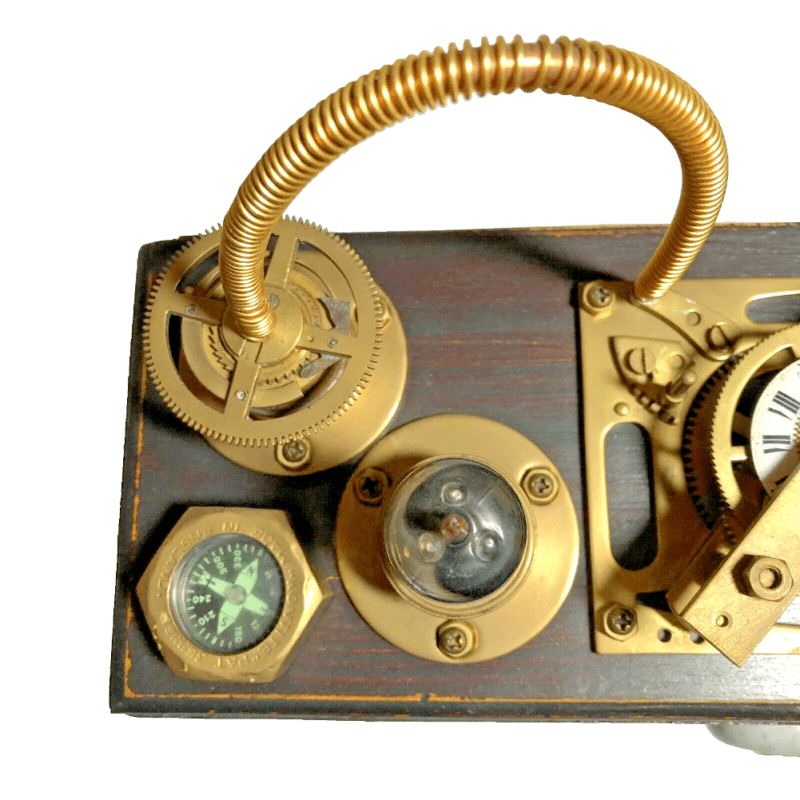 Handmade Steampunk Wooden Mini Drawers With Solid Brass Moving Parts - Image 4