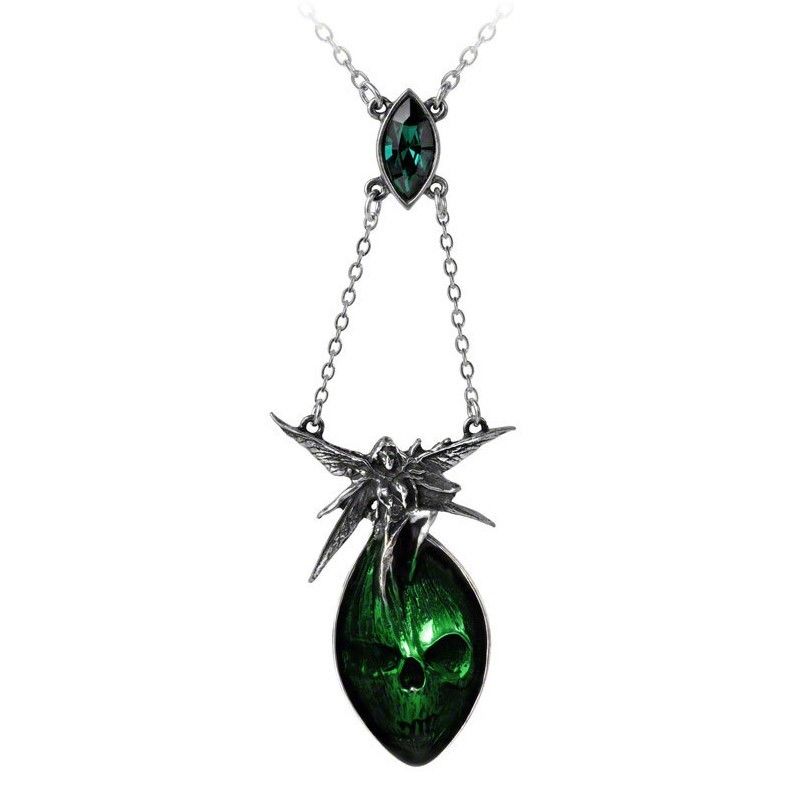 Alchemy Gothic Absinthe Fairy Spirit Crystal Ring BRAND NEW