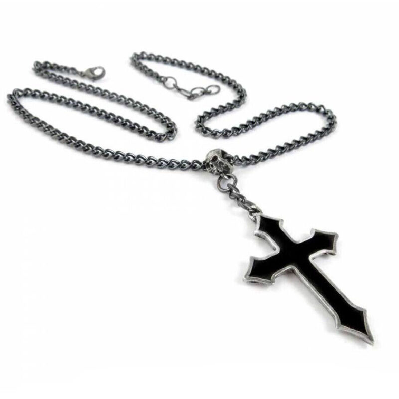 Osbourne's Cross Gothic Necklace Ozzy Osbourne Black Sabbath by Alchemyy - Image 2
