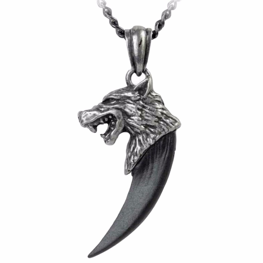 Wolf Macht Wolf's Head and Tooth Necklace by Alchemy - Image 5