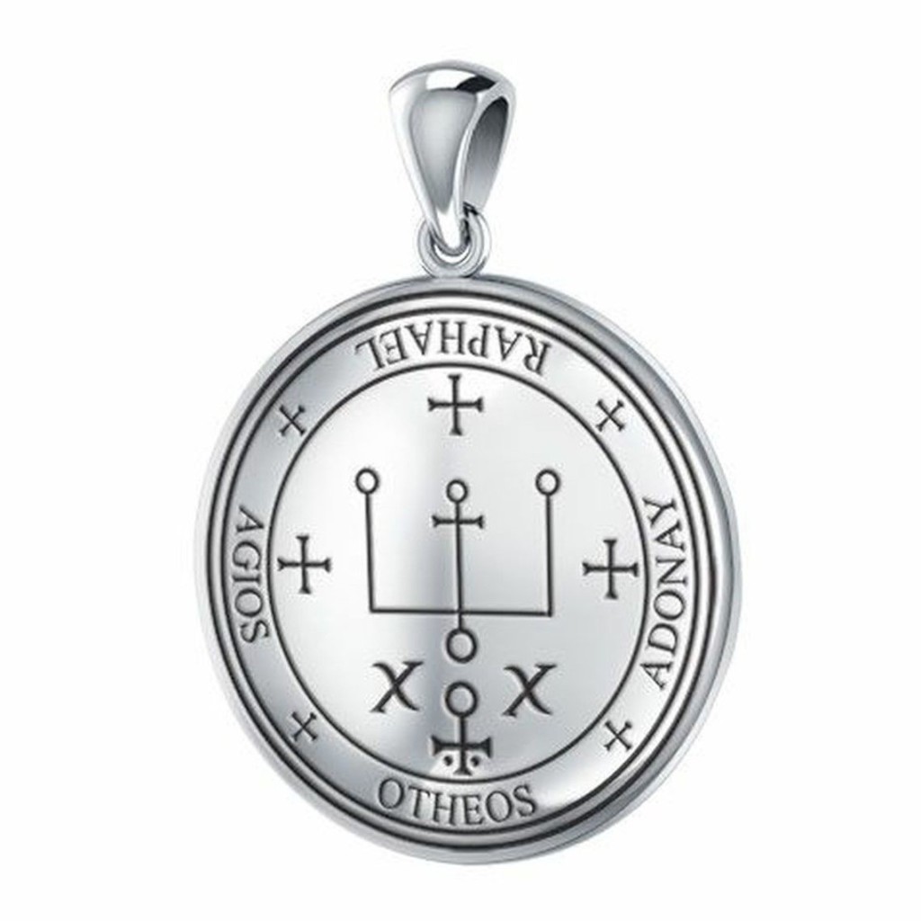 Archangel Raphael Sigil Healing and Protection Sterling Silver